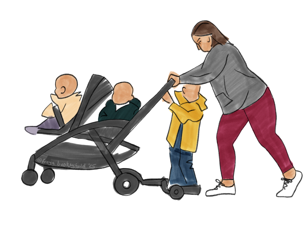 Pram pushing perils